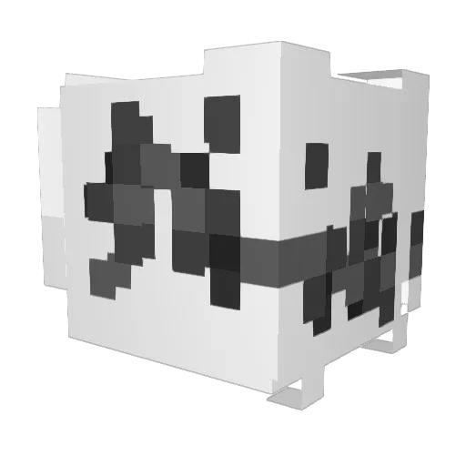 b1ondedd Minecraft avatar head, 3D render