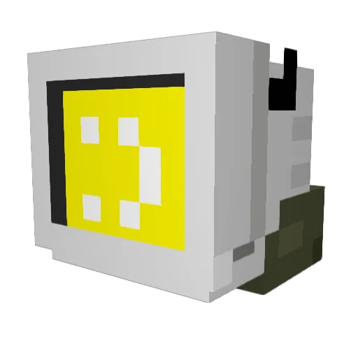 b1oodb3ast Minecraft avatar head, 3D render