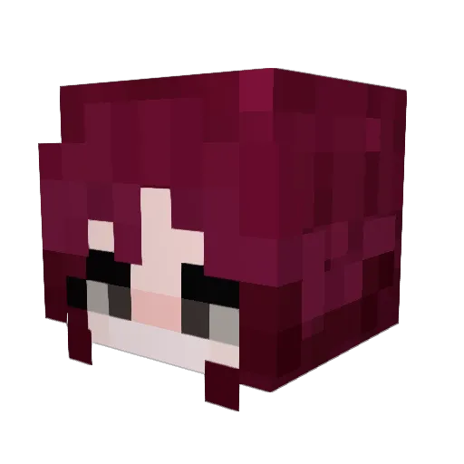 b1tzr Minecraft avatar head, 3D render
