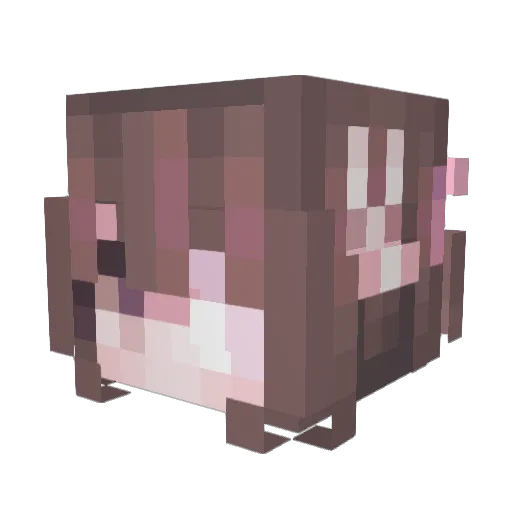 b1vy Minecraft avatar head, 3D render
