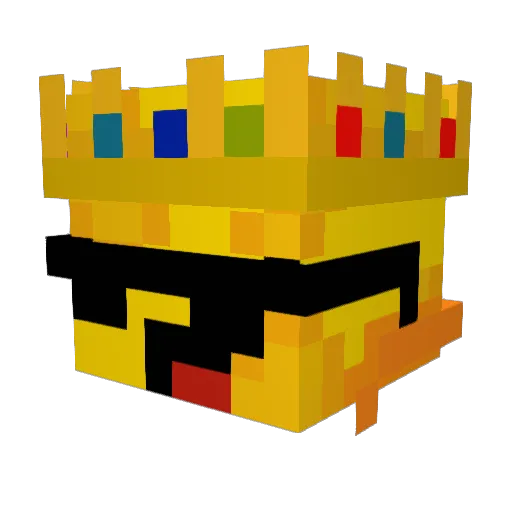 b1zznes Minecraft avatar head, 3D render
