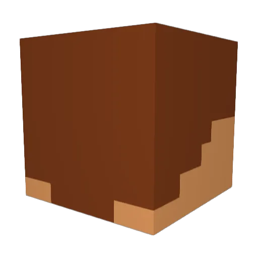 b230fk Minecraft avatar head, 3D render