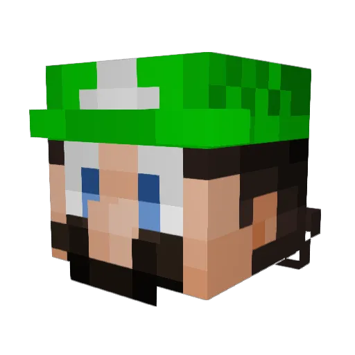b2e5n4 Minecraft avatar head, 3D render
