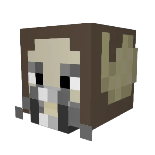 b33tu Minecraft avatar head, 3D render