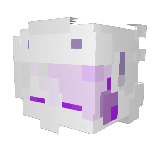 b3b00 Minecraft avatar head, 3D render