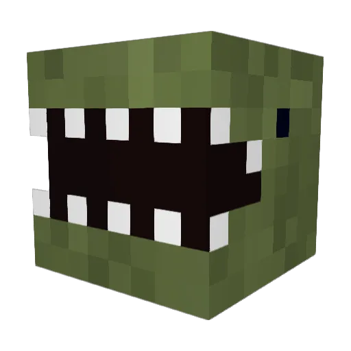 b3kkm0 Minecraft avatar head, 3D render