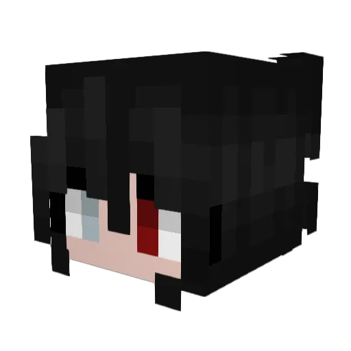 b3llam30w Minecraft avatar head, 3D render