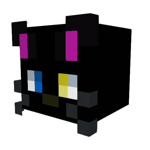 b3nha Minecraft avatar head, 3D render