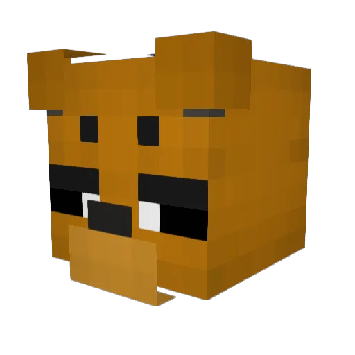 b3njy1209 Minecraft avatar head, 3D render