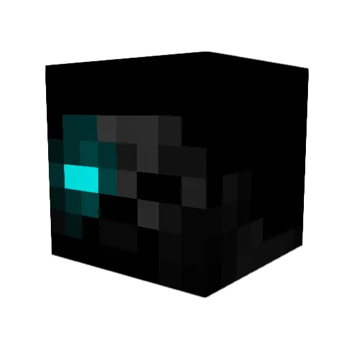 b3rgS1lva Minecraft avatar head, 3D render