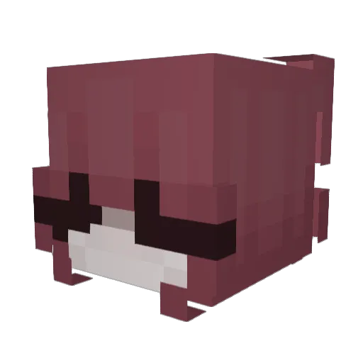 b3st_v4_a1m Minecraft avatar head, 3D render