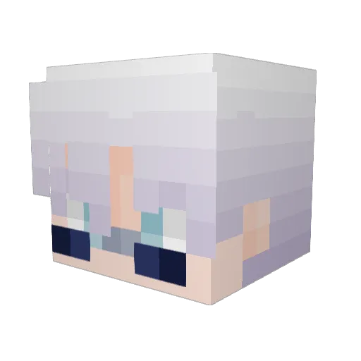b3tra Minecraft avatar head, 3D render