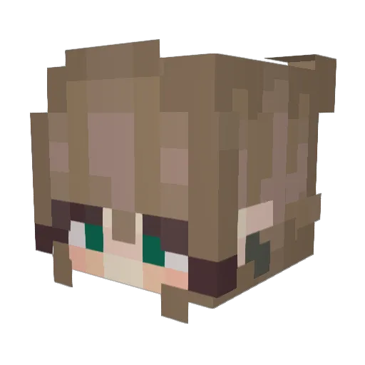 b4byems Minecraft avatar head, 3D render