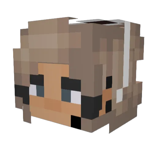b4db1tch101 Minecraft avatar head, 3D render