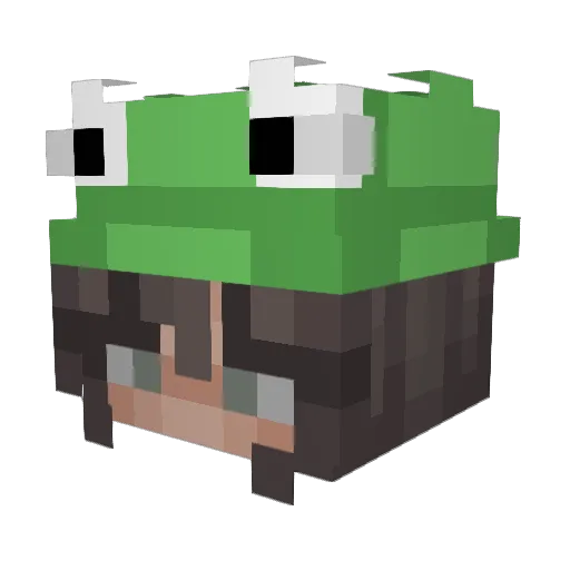 b4kr0z82 Minecraft avatar head, 3D render