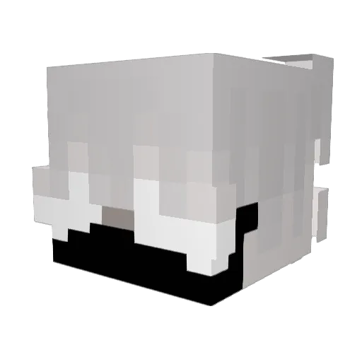 b4mz Minecraft avatar head, 3D render