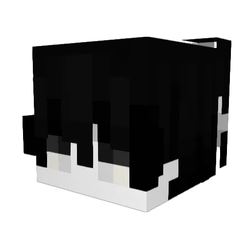 b4pink Minecraft avatar head, 3D render