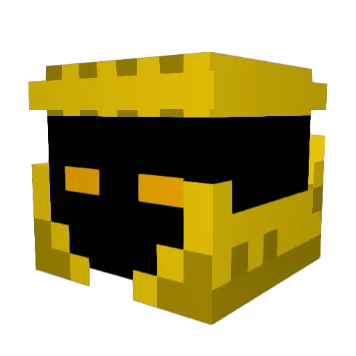 b526 Minecraft avatar head, 3D render