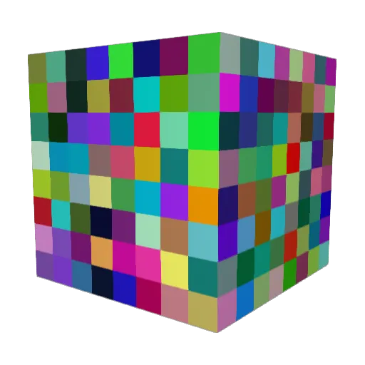 b5k Minecraft avatar head, 3D render