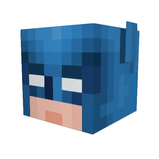 b5wz Minecraft avatar head, 3D render