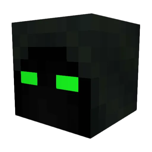 b8_b8 Minecraft avatar head, 3D render