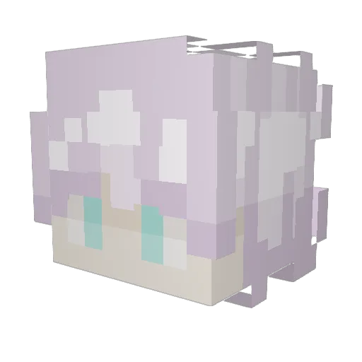 b9iley Minecraft avatar head, 3D render