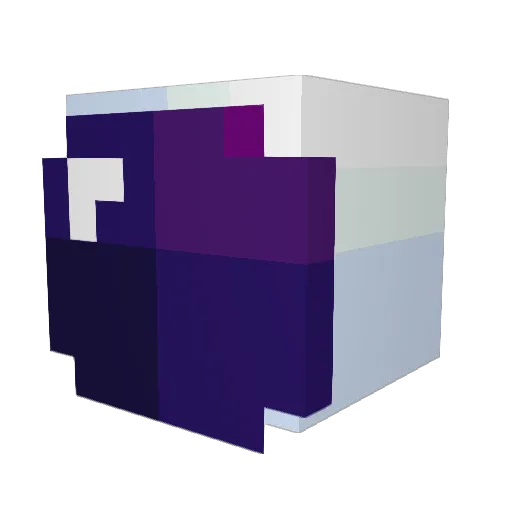 b9mischief Minecraft avatar head, 3D render