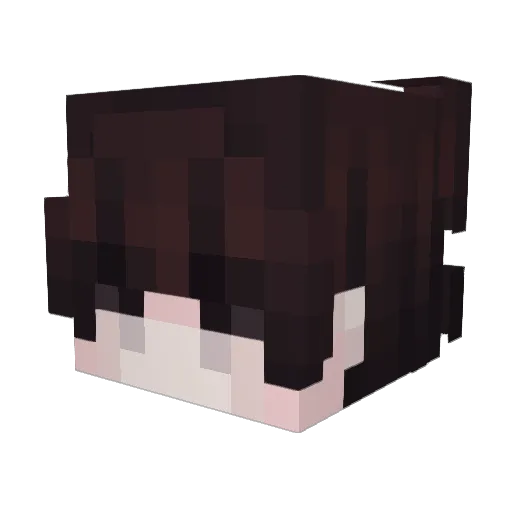 b9nja Minecraft avatar head, 3D render