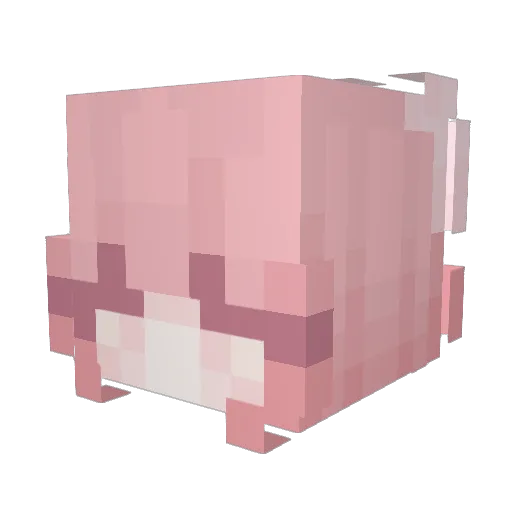 bG4_Bullseye Minecraft avatar head, 3D render