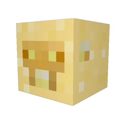 bIackhawk Minecraft avatar head, 3D render