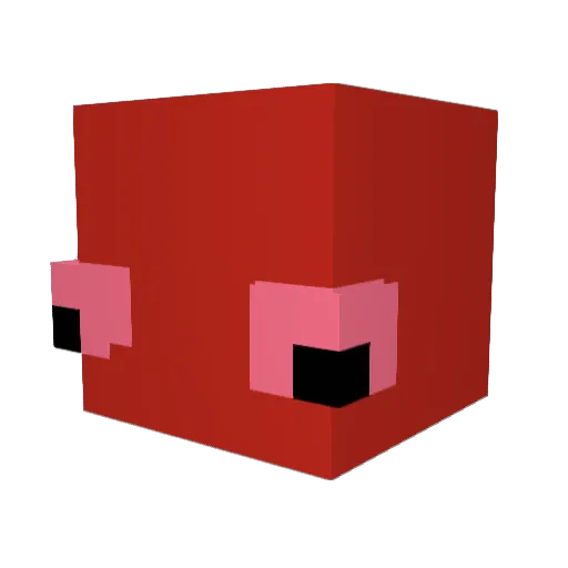 bIowup Minecraft avatar head, 3D render