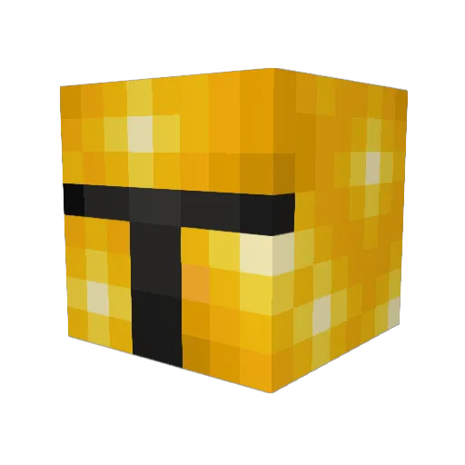 bLACKmALICE Minecraft avatar head, 3D render