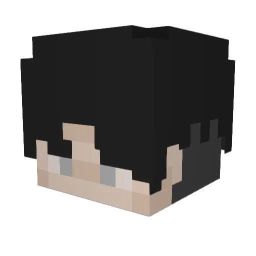 bNowie Minecraft avatar head, 3D render