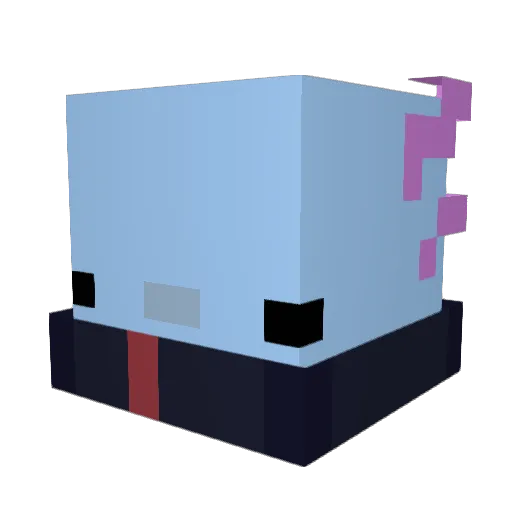 bOTCHEEKS23 Minecraft avatar head, 3D render