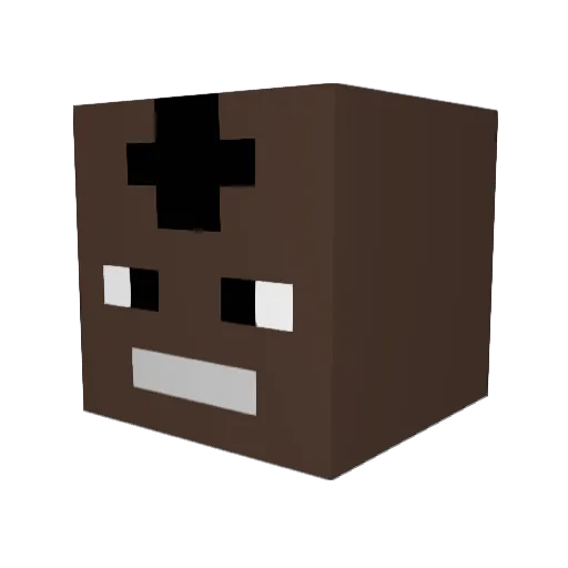 bOos11 Minecraft avatar head, 3D render