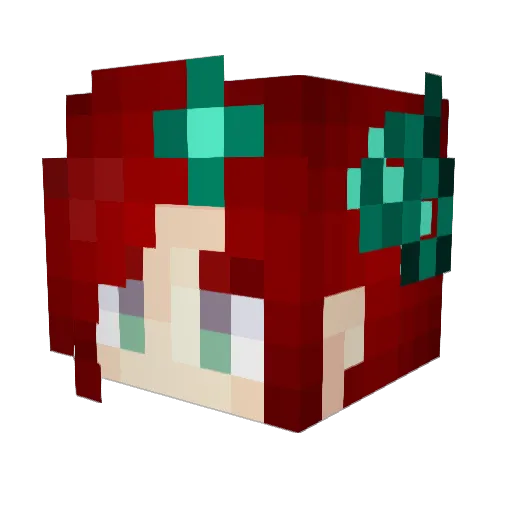 bReAtHe26 Minecraft avatar head, 3D render