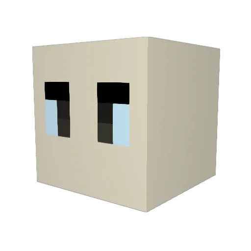 bURger_GrAvY Minecraft avatar head, 3D render