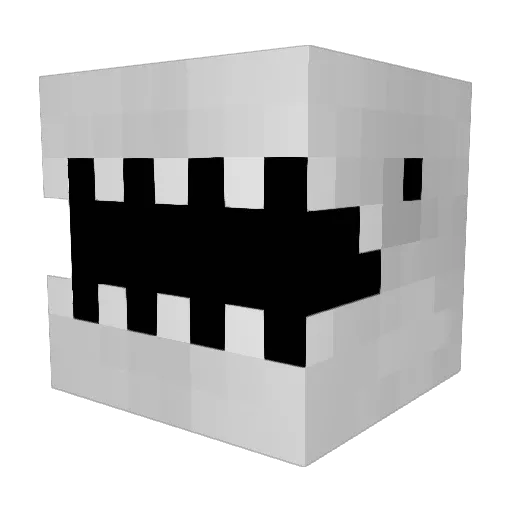 bUst3d_ Minecraft avatar head, 3D render