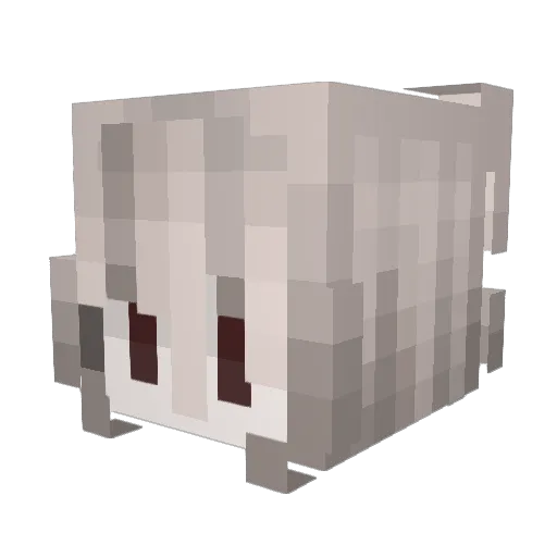b_e5 Minecraft avatar head, 3D render