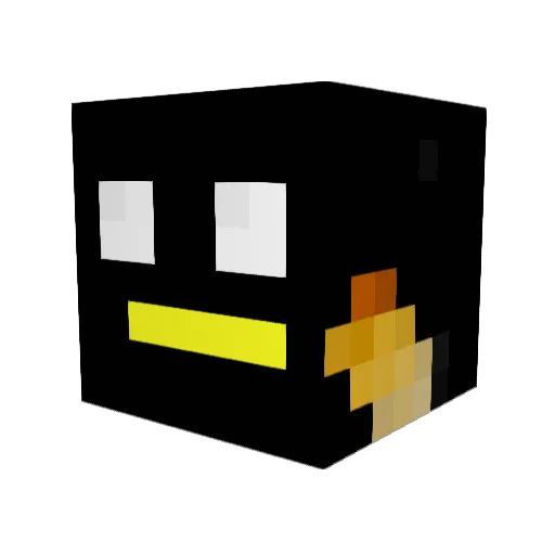 b_h18 Minecraft avatar head, 3D render