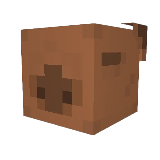 b_rzoi Minecraft avatar head, 3D render