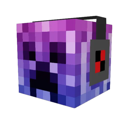 b_sloe Minecraft avatar head, 3D render