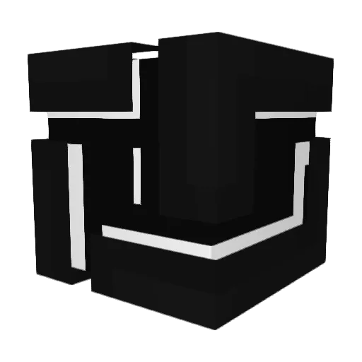 baa_bird Minecraft avatar head, 3D render