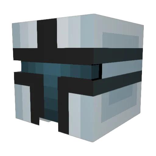baaiiinnn Minecraft avatar head, 3D render