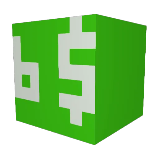 baalloon Minecraft avatar head, 3D render