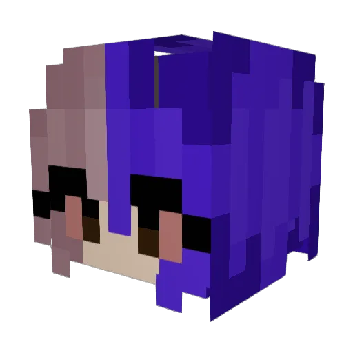 baandarr Minecraft avatar head, 3D render
