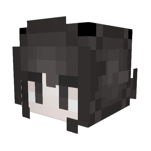 babLucas Minecraft avatar head, 3D render