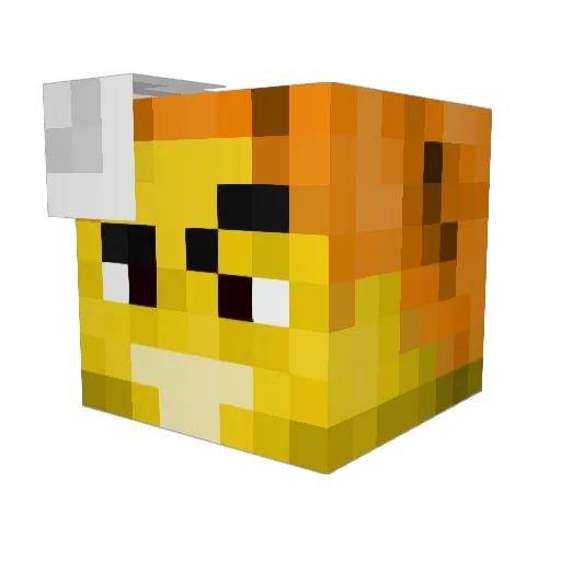 bababru21 Minecraft avatar head, 3D render