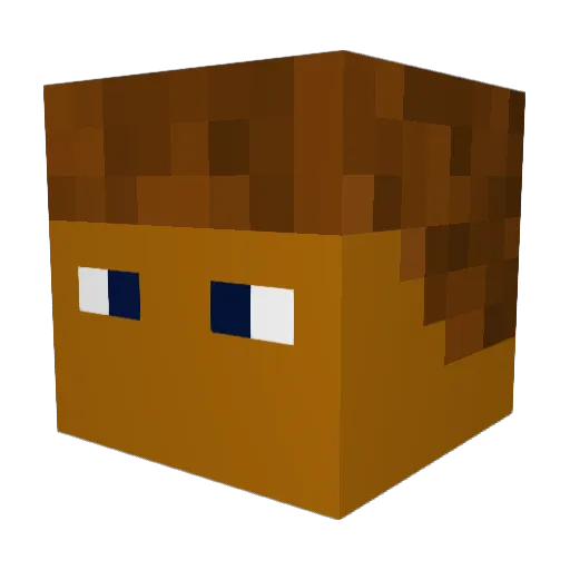 babaking00023 Minecraft avatar head, 3D render