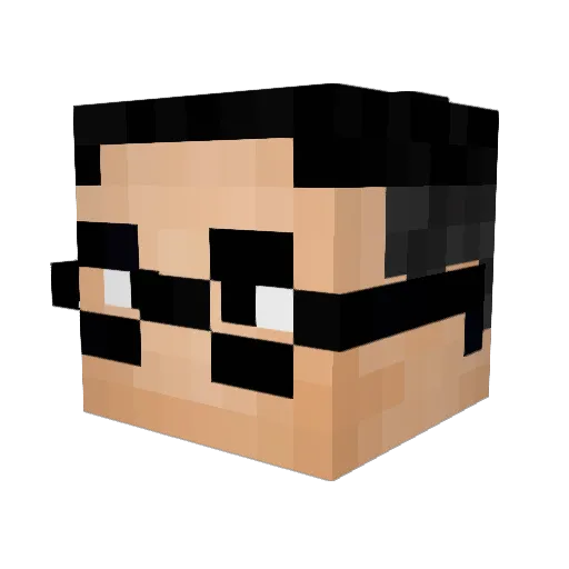 babayorgun31xd Minecraft avatar head, 3D render